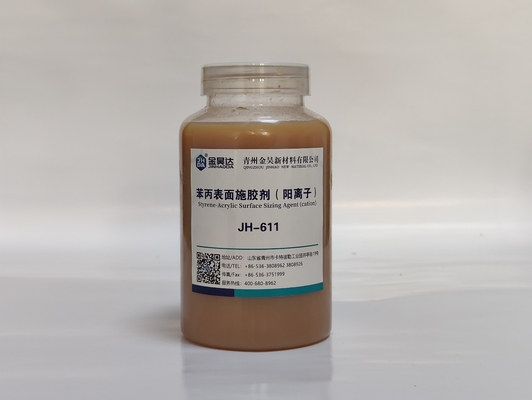 Cationic Styrene ตัวแทนปรับขนาดพื้นผิวอะคริลิกความหนาแน่นของไอออน 1.2 - 1.3 G / Cm3