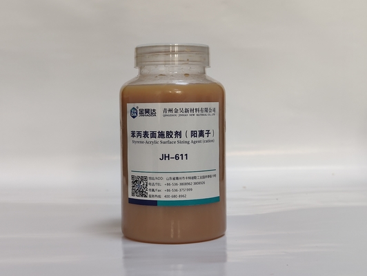 ตัวแทนการปรับขนาดพื้นผิวอะคริลิคสไตรีนประจุบวกความหนาแน่นสูง 1.2 - 1.3 G / Cm3