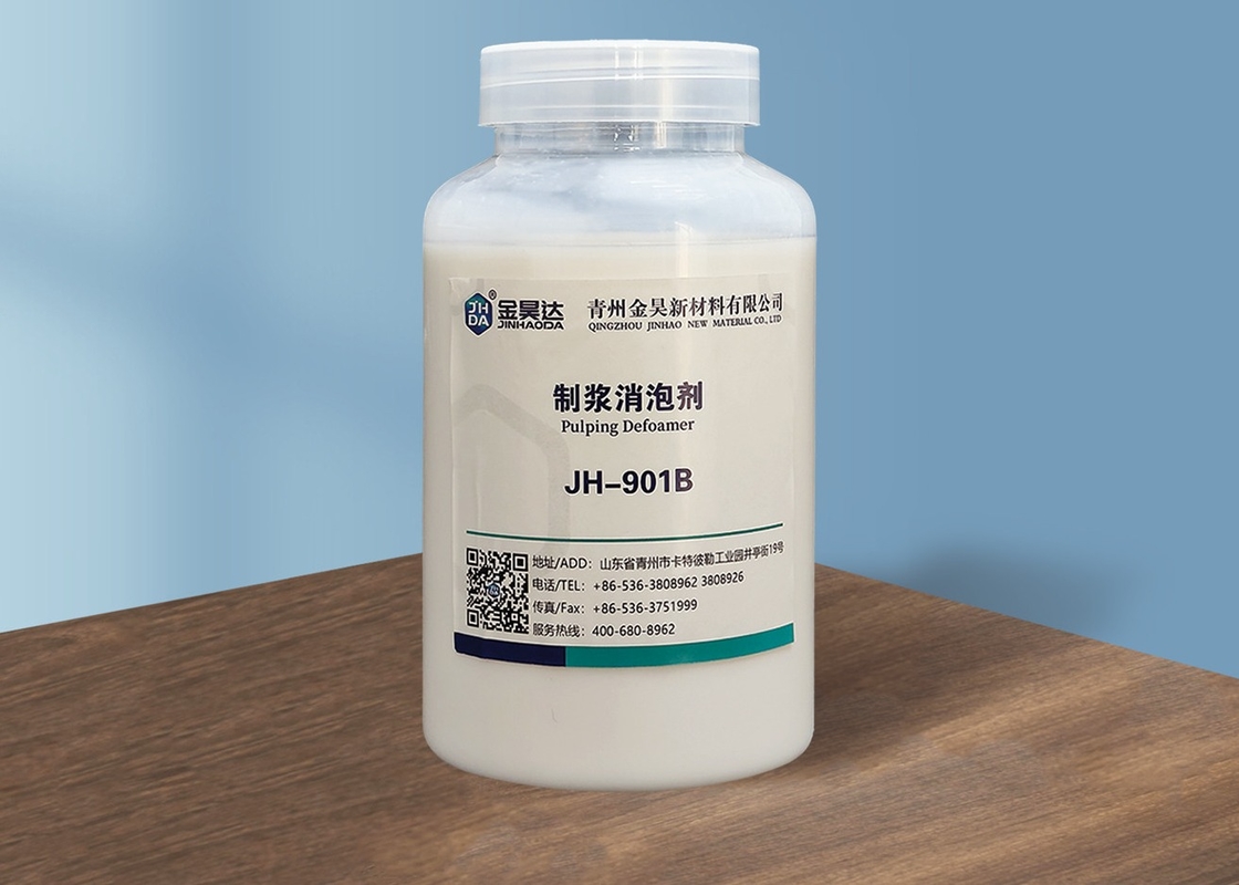 สารลดฟอง JH901B Slurry Antifoam Defoamer สำหรับการผลิตเยื่อกระดาษด้วยการยับยั้งการเกิดฟองที่ดี