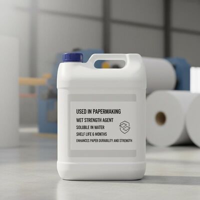 ราคาดี สารเพิ่มความแข็งแรงขณะเปียกสำหรับกระดาษ ละลายน้ำได้ มีอายุการเก็บรักษา 6 เดือน เพิ่มความทนทานและความแข็งแรงของกระดาษ ออนไลน์